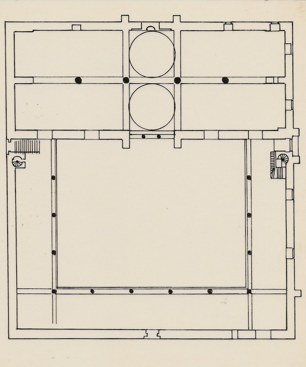 İsa Bey Cami planı